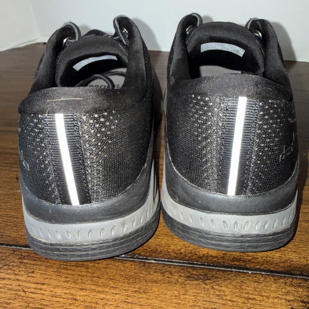 Dansko Pace Sneaker Black Gray Natural ArchWalking Comfort Shoe Size 38 US 7.5-8 - Picture 5 of 9